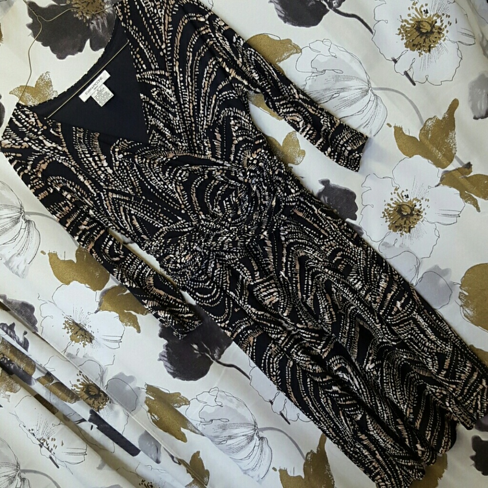 Evan-Picone Wrap Style Work Dress